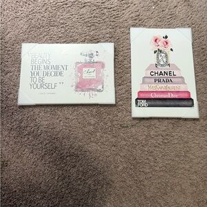 Chanel Perfume and Fashion Books Canvas Art